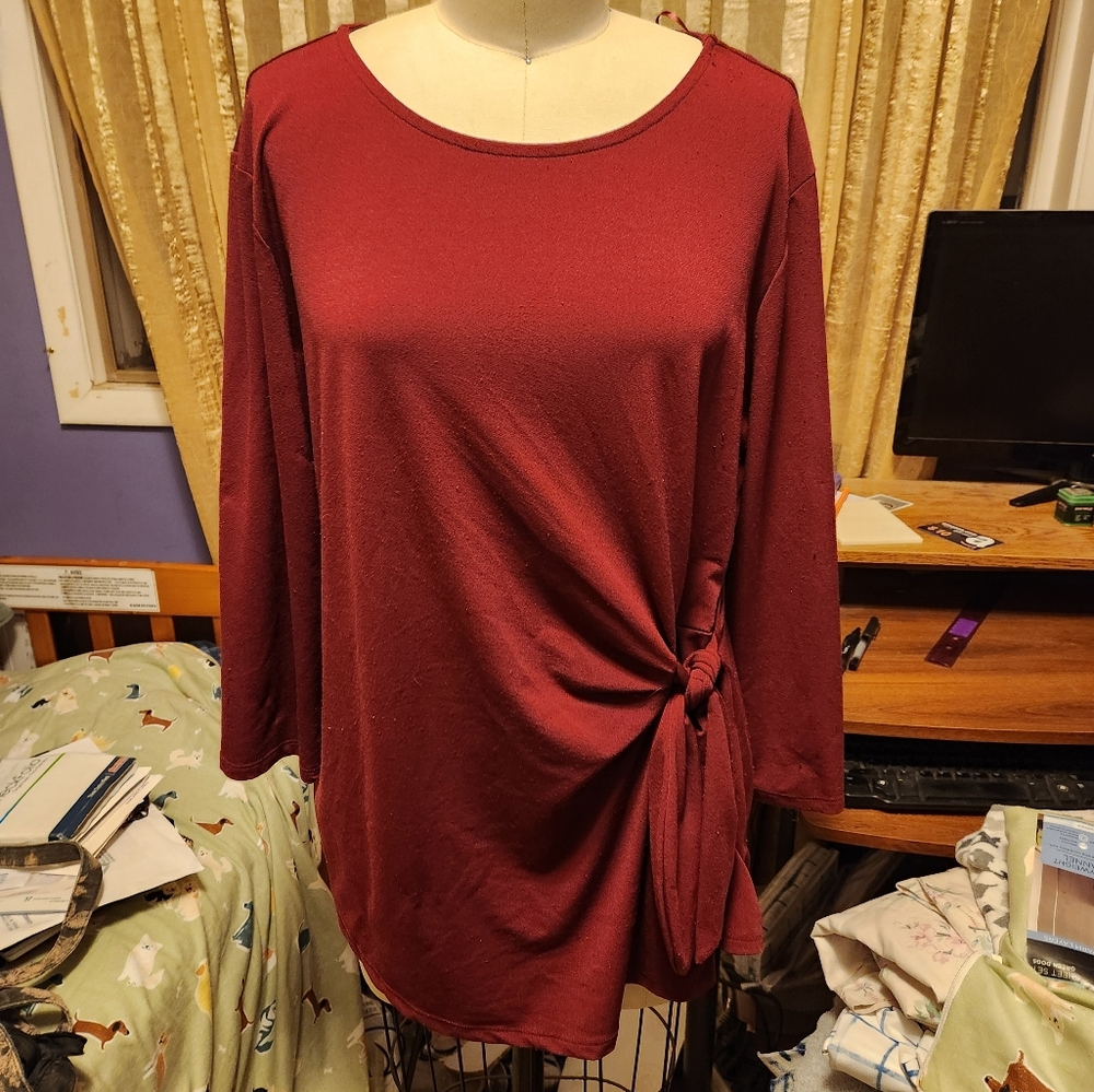 Elle Knit Blouse 3/4 Sleeve XXL